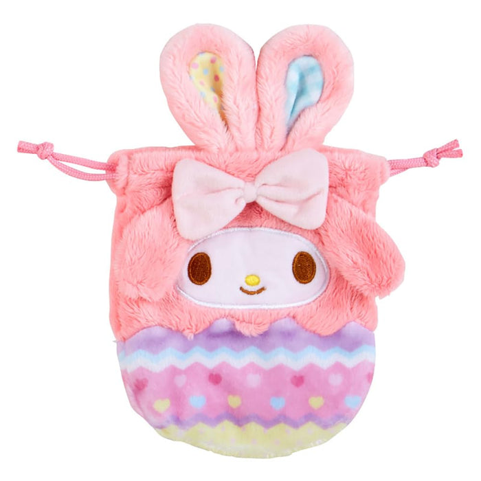 Sanrio My Melody Drawstring Bag Set of 2 - Easter Rabbit Theme 23x23x3cm