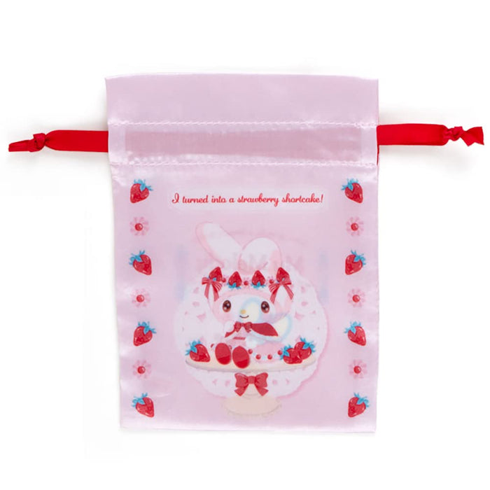 Sanrio My Melody Drawstring Bag Set Sweet Lookbook 428400 Durable Stylish