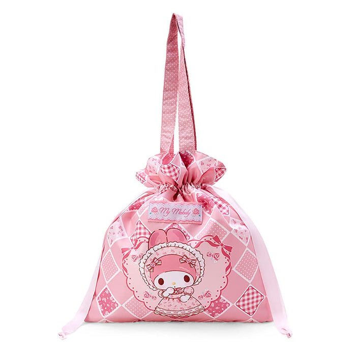 Sanrio My Melody Drawstring Tote Bag Momo Melody 824445 | Cute and Convenient