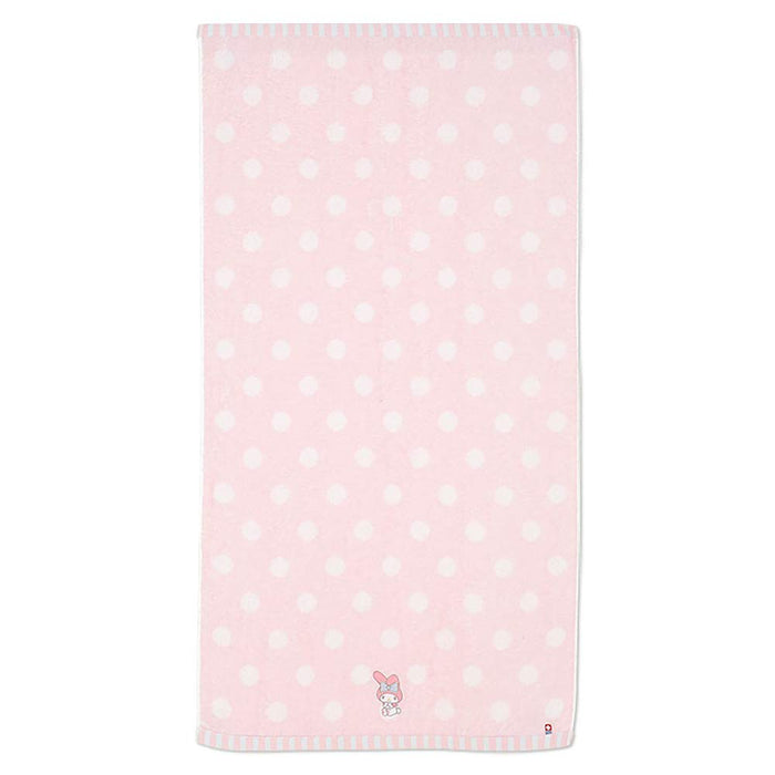 Serviette de bain Imabari My Melody de Sanrio à pois 100 % coton