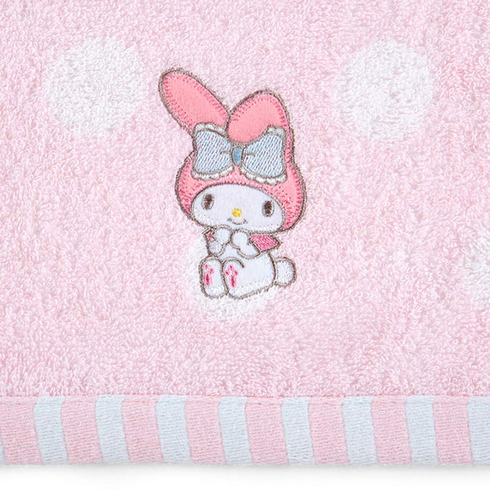 Serviette de bain Imabari My Melody de Sanrio à pois 100 % coton