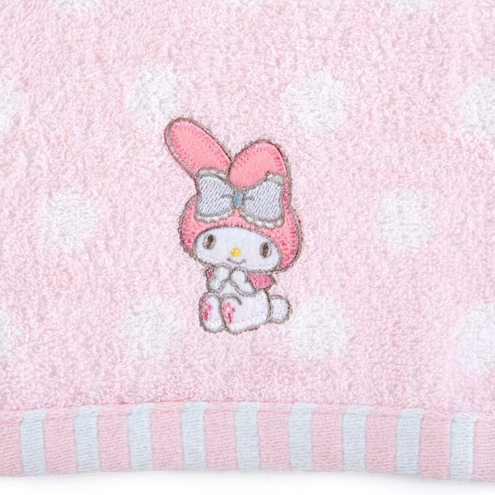 Serviette de toilette Imabari My Melody de Sanrio à pois