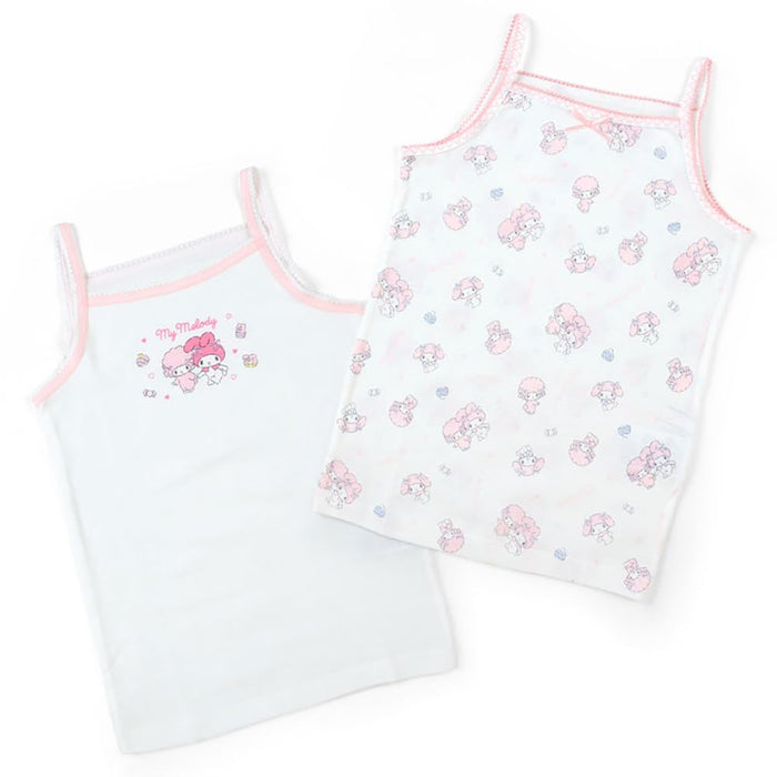 Lot de 2 débardeurs Sanrio My Melody pour enfants - Coupe confortable de 100 cm