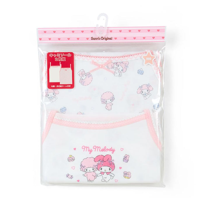 Sanrio My Melody Camisole-Set für Kinder, 2 Stück, 100 cm, bequeme Passform