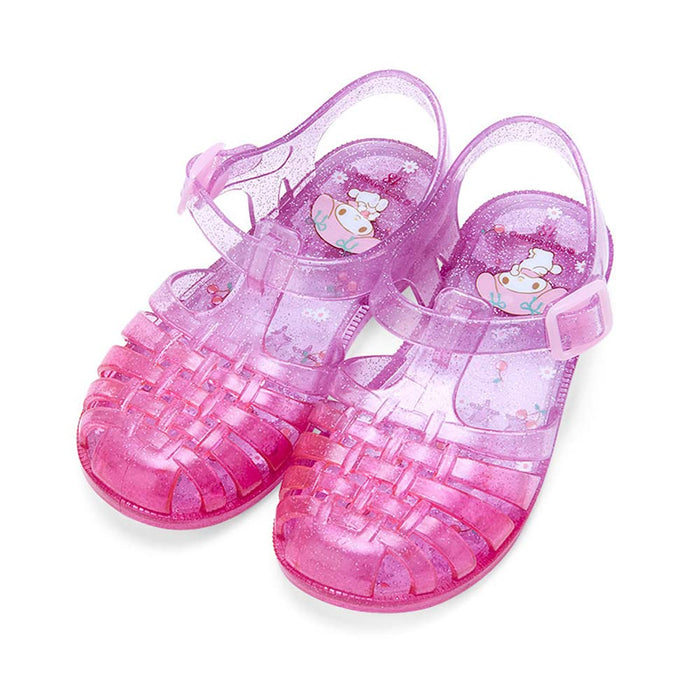 Sandales transparentes Sanrio My Melody pour enfants 17 cm Chaussures confortables et élégantes