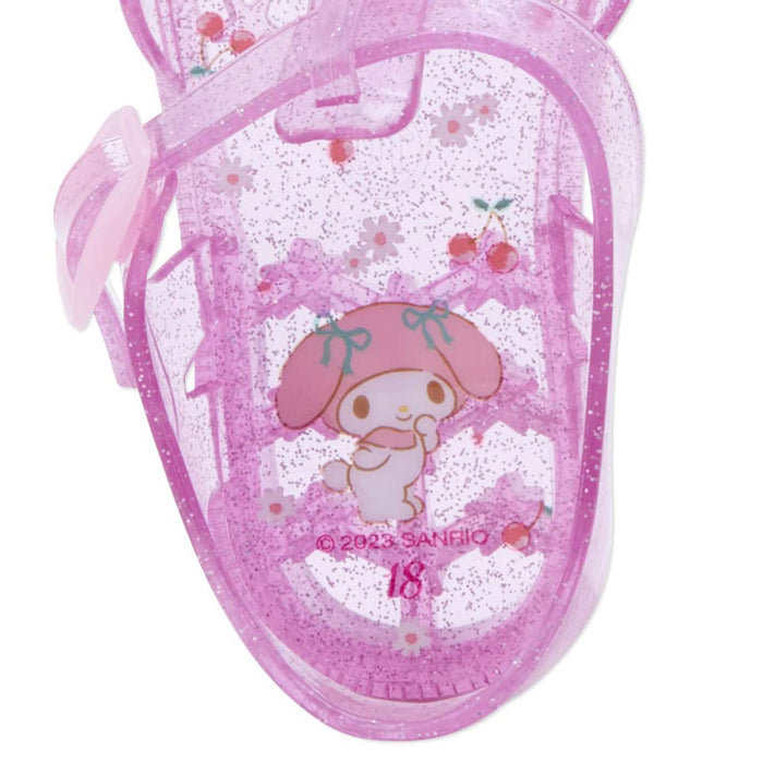 Sandales transparentes Sanrio My Melody pour enfants 17 cm Chaussures confortables et élégantes