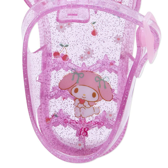 Sandales transparentes Sanrio My Melody pour enfants 17 cm Chaussures confortables et élégantes