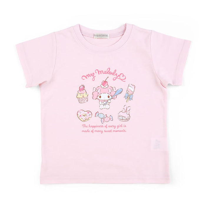 T-shirt absorbant l'humidité à séchage rapide pour enfants Sanrio My Melody 100 cm