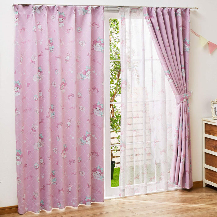 Sanrio My Melody Heat Insulation Blackout Curtains Set 100x200cm Level 2