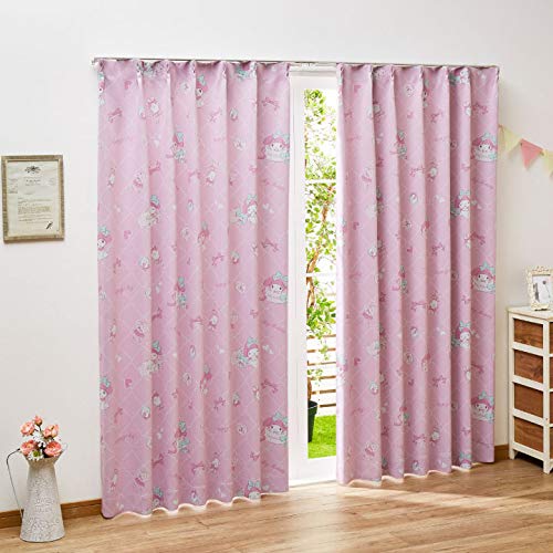 Sanrio My Melody Heat Insulation Blackout Curtains Set 100x200cm Level 2