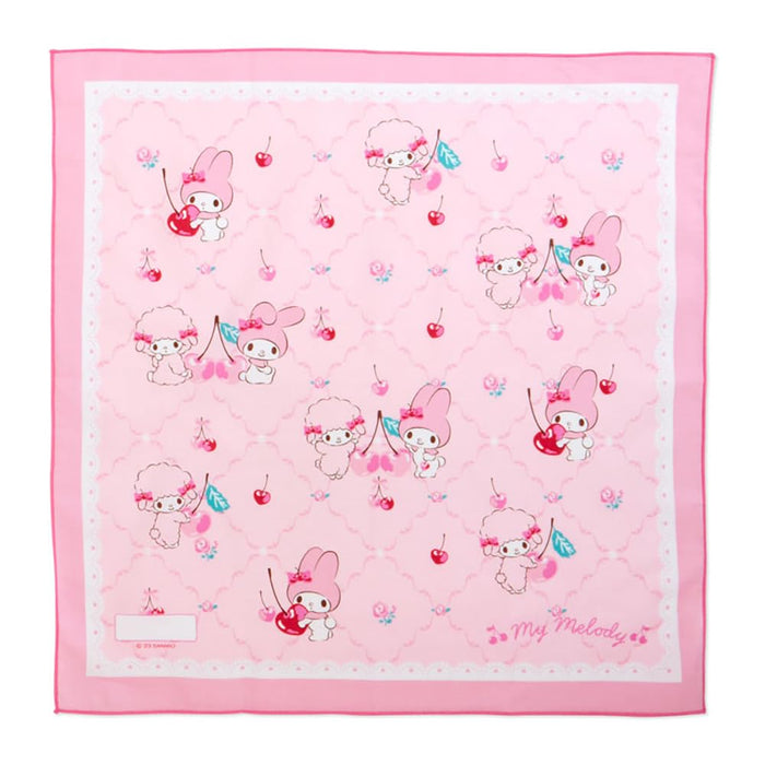 Lot de 3 serviettes à déjeuner Sanrio My Melody, emballages réutilisables et respectueux de l'environnement