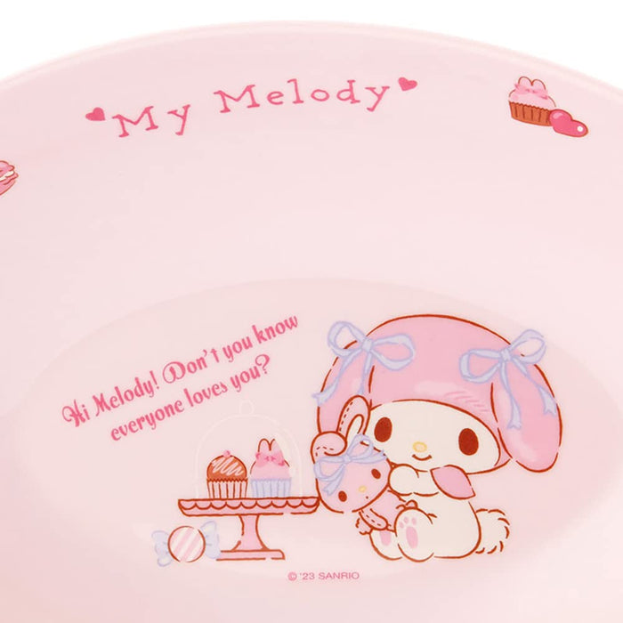 Sanrio My Melody Melamine Curry and Pasta Plate Durable Dishware 836524