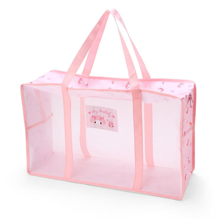 Sanrio My Melody Mesh-Aufbewahrungskoffer L – Organisationslösung