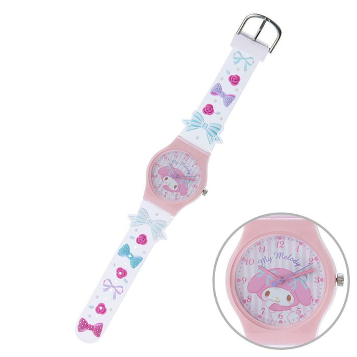 Sanrio My Melody Gummiuhr - 20,5 x 3,3 x 0,9 cm Charakteruhr