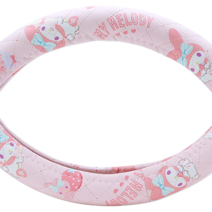 Sanrio My Melody Steering Wheel Cover - Plush Pink 839213