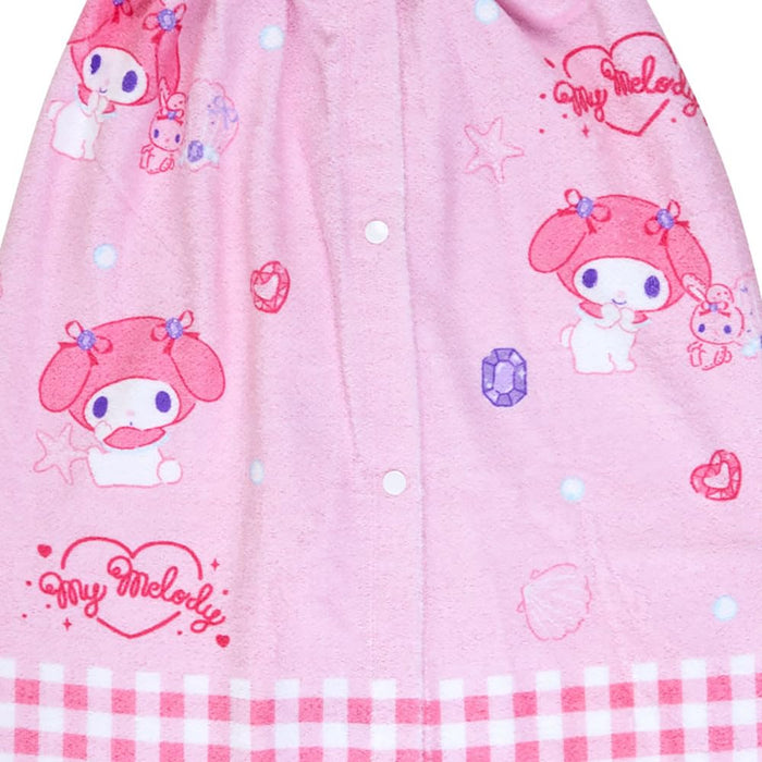 Serviette de bain My Melody de Sanrio 60 x 110 cm - Serviette douce et adorable avec personnage