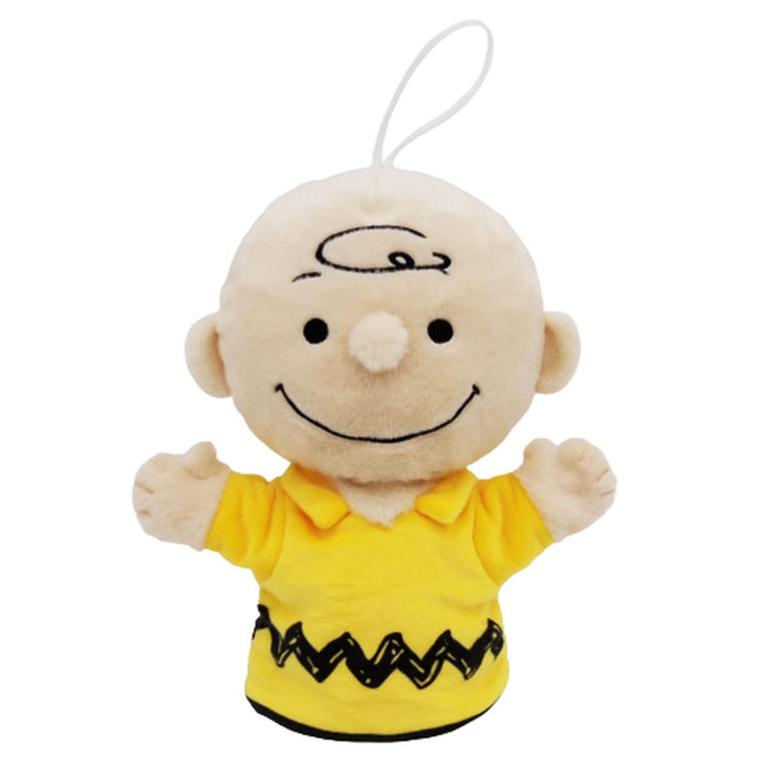 Marionnette à main Charlie Brown Peanuts de Sanrio Nakajima - Jouet en peluche mignon