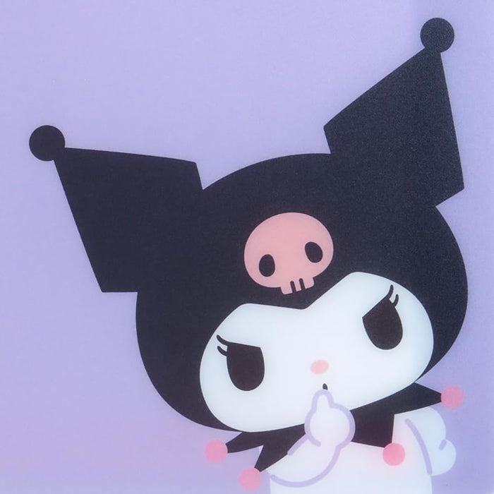 Sanrio Kuromi Ordner 27,5 x 22 x 23 cm – Bezauberndes Kuromi-Chan-Design