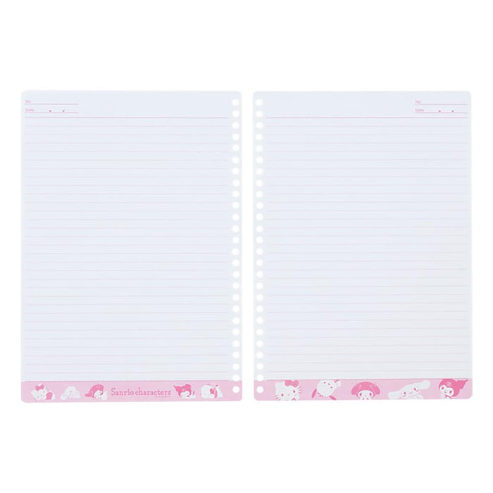 Sanrio Life Binder Notebook 25.7x18.2cm - Sanrio Characters