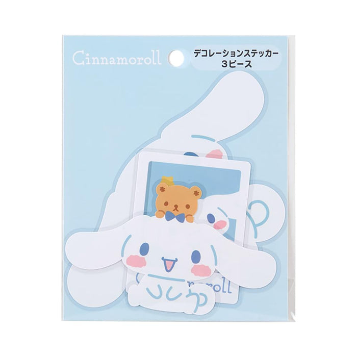 Lot d'autocollants décoratifs Sanrio Cinnamoroll New Life 10x11,5 cm