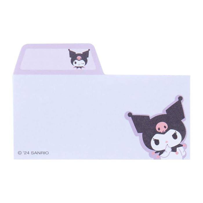 Notes autocollantes Sanrio Kuromi 6,9 x 6,9 cm - Motif de personnage mignon 163121