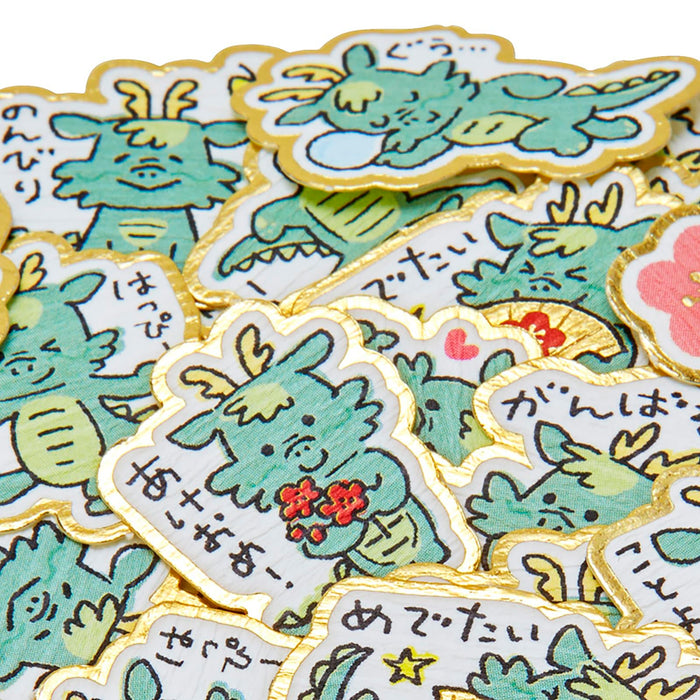 Sanrio New Year's Cards and Stickers Set – 24 Pieces