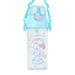 Sanrio Cinnamoroll One-Touch Clear Bottle Dishwasher Safe Includes Name Sticker