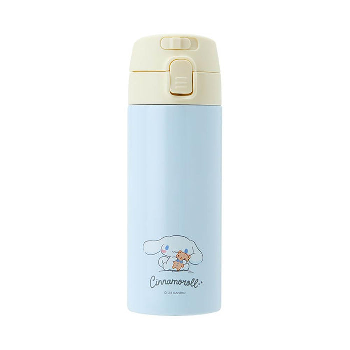 Sanrio One-Touch Stainless Steel Bottle Cinnamoroll 370Ml Durable and Cute