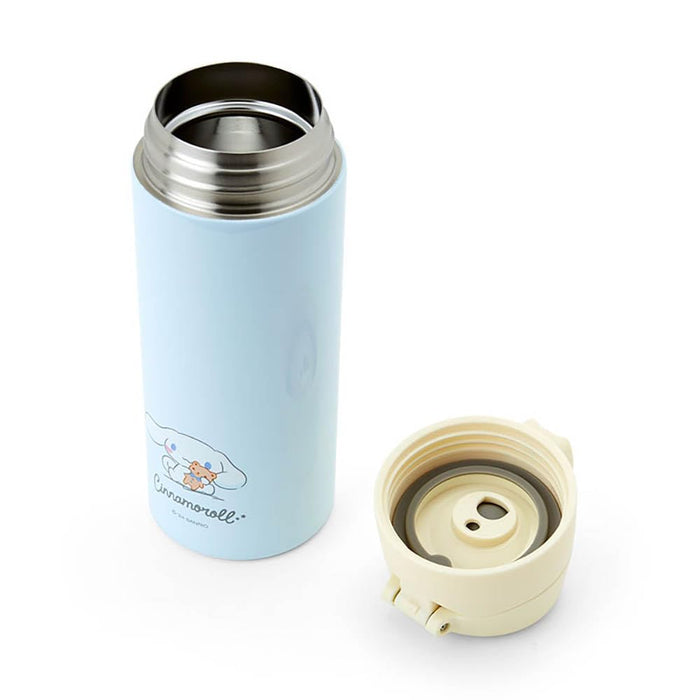 Sanrio One-Touch Stainless Steel Bottle Cinnamoroll 370Ml Durable and Cute