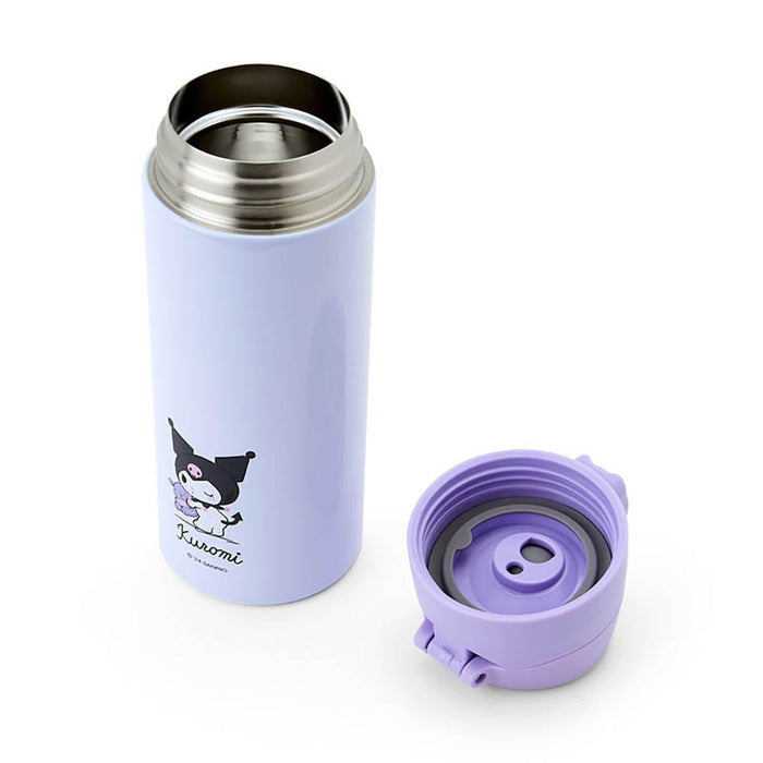 Bouteille en acier inoxydable Sanrio Kuromi 370 ml avec design à une touche