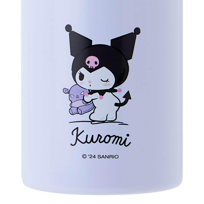 Sanrio Kuromi Edelstahlflasche 370 ml, One-Touch-Design