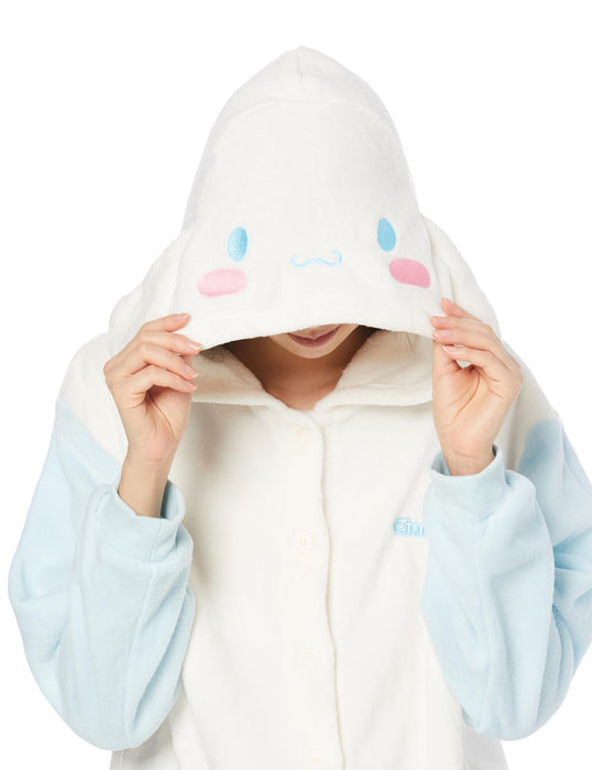 Sanrio Women's Fleece Kigurumi Pajama Set - Kuromi Cinnamoroll & More