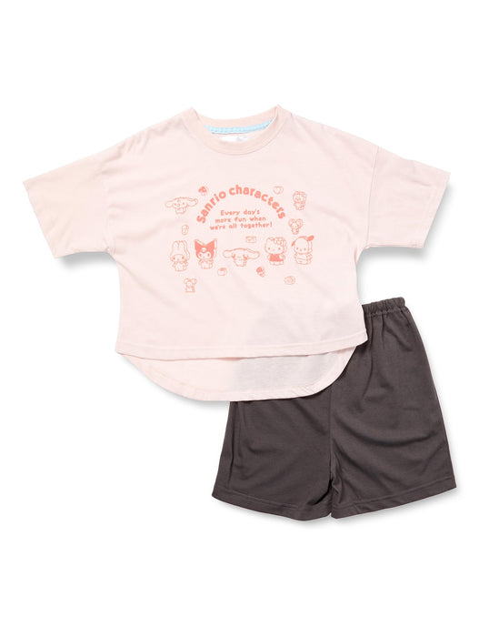 Sanrio Girls Long Sleeve Jersey Pajama Set