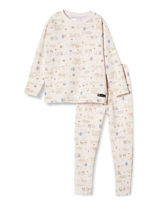 Sanrio Shaggy Long Sleeve Pajama Set for Girls - Cozy Roomwear T-Suit