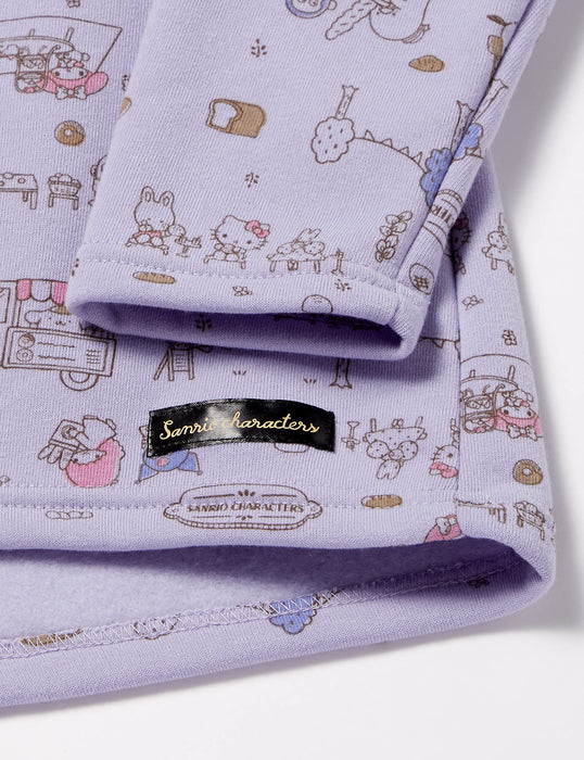 Sanrio Shaggy Langarm-Pyjama-Set für Mädchen – Bequemer T-Anzug für die Nacht