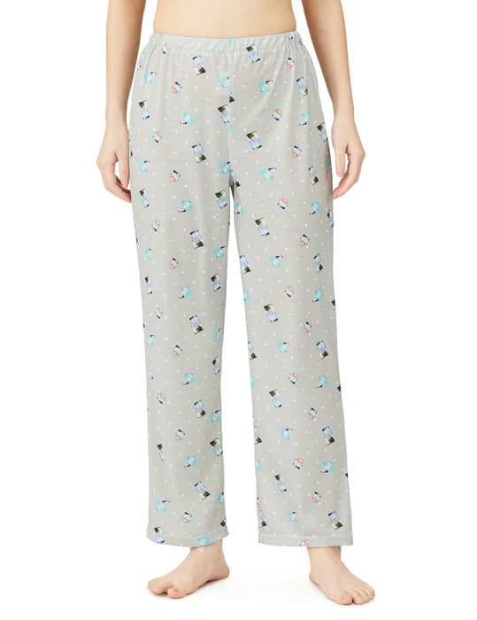 Sanrio Women's Gray Pajama Set - Hangyodon & Cinnamoroll Long Sleeve Jersey