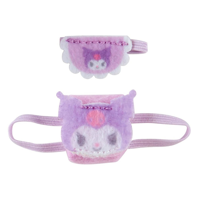 Ensemble d'accessoires de déguisement Mini Kuromi Pitatto Friends de Sanrio 16 x 8 x 2,5 cm