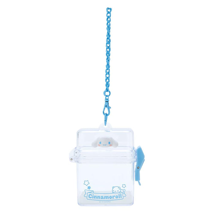 Sanrio Pitatto Friends Mini Clear Case Cinnamoroll 8x8x4 cm Verkleidungsartikel