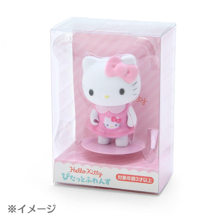 Sanrio Kuromi Mini Flocky Anziehpuppe – Sanrio Pitatto Friends Kuromi-Chan 6,8 x 3,6 x 3 cm 604321