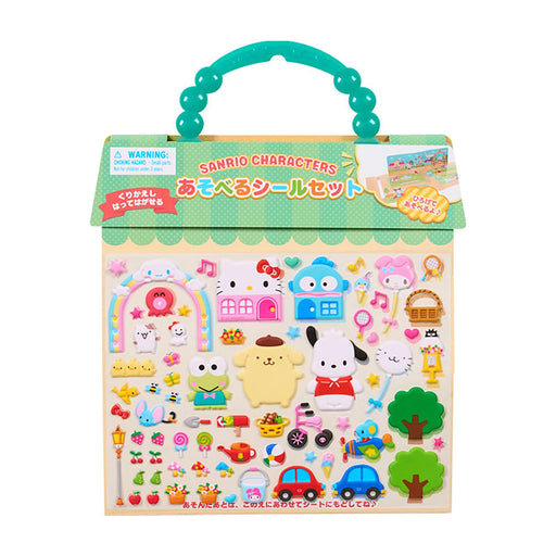 Sanrio Playable Sticker Set for Kids Ages 3+ with PVC Characters