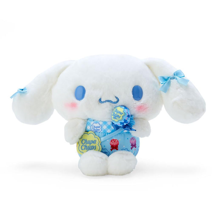 Sanrio Plush Toy - Cinnamoroll Chupa Chups 2nd Edition 14.3 x 24 x 11.5 cm