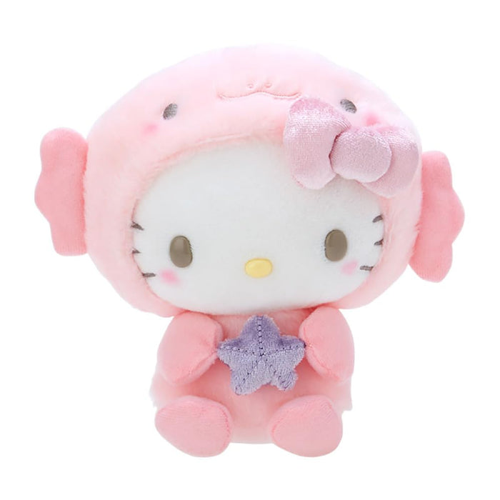 Peluche créature aquatique Hello Kitty de Sanrio 16x10x16cm