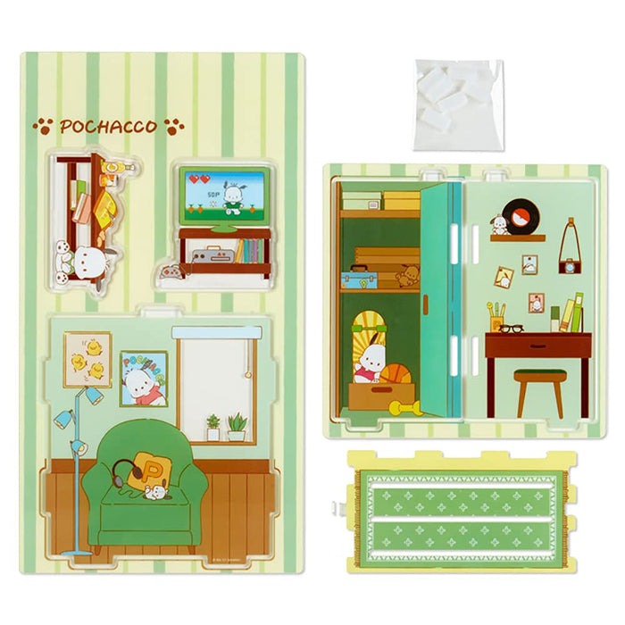 Sanrio Pochacco Acryl-Ständer Display Enjoy Idol 868884 Zimmer Mein Zimmer Dekor