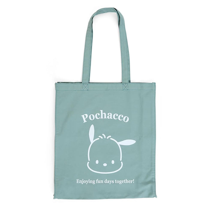 Sanrio Pochacco Cotton Tote Bag 40x36x10cm Perfect Handbag with Cute Character