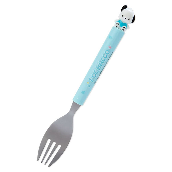 Sanrio Pochacco Fork with Mascot Handle - Cute Kids Utensil 786764