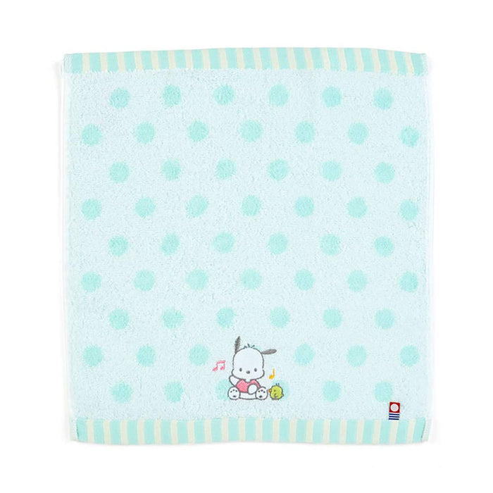 Serviette à main Imabari à pois Sanrio Pochacco - Qualité supérieure et douce 422711