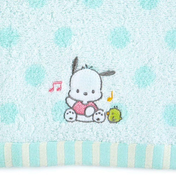 Serviette à main Imabari à pois Sanrio Pochacco - Qualité supérieure et douce 422711