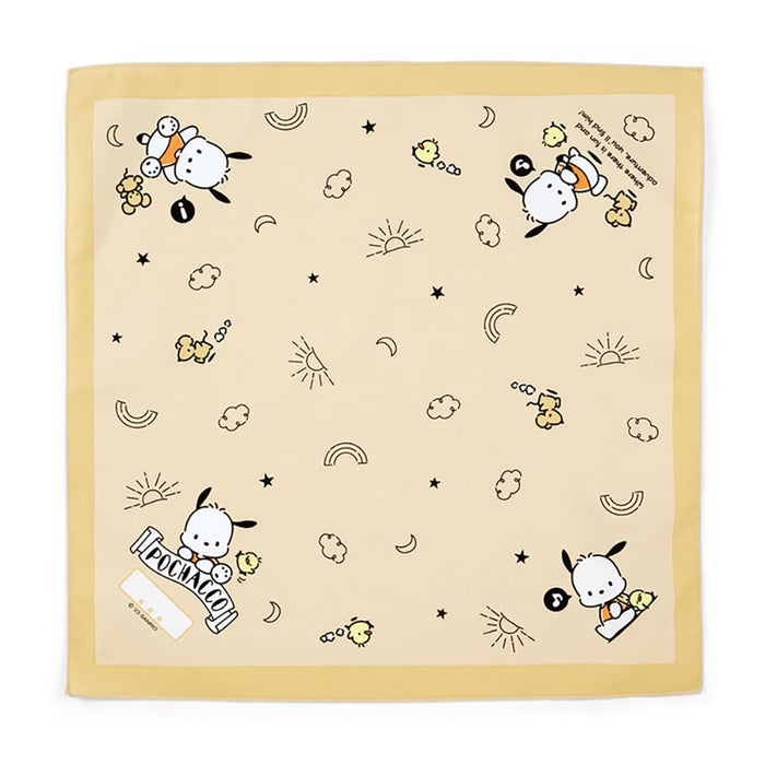 Serviette à déjeuner pour enfants Sanrio Pochacco 856878 Tissu durable et facile à nettoyer