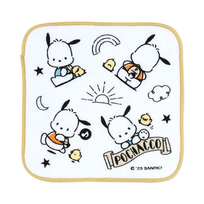 Lot de 4 serviettes pour enfants Sanrio Pochacco Petit - Serviettes douces et absorbantes