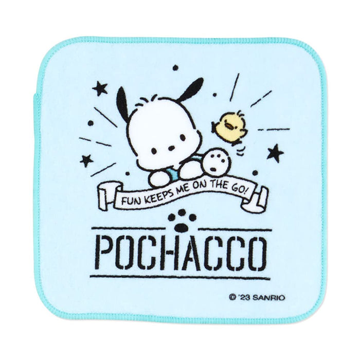 Lot de 4 serviettes pour enfants Sanrio Pochacco Petit - Serviettes douces et absorbantes